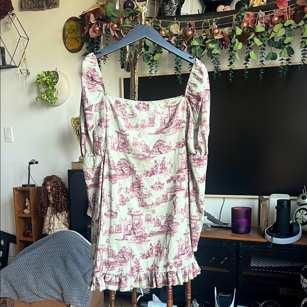 Green New Girl Order Dress Far East Patterns